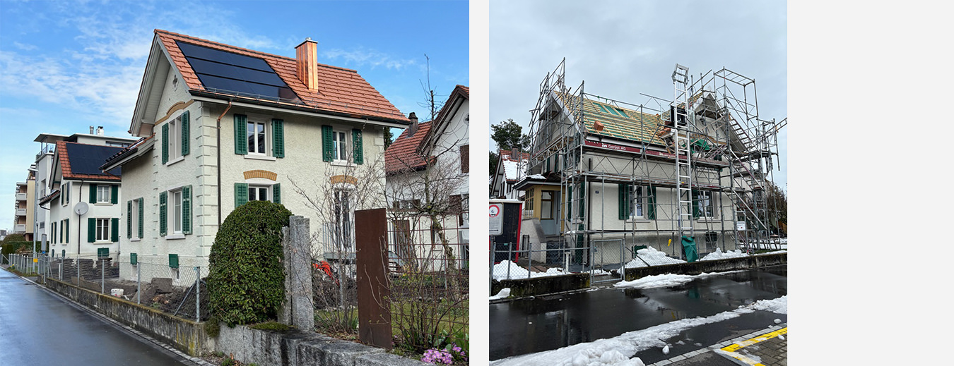 Sanierung Einfamilienhaus, Wetzikon