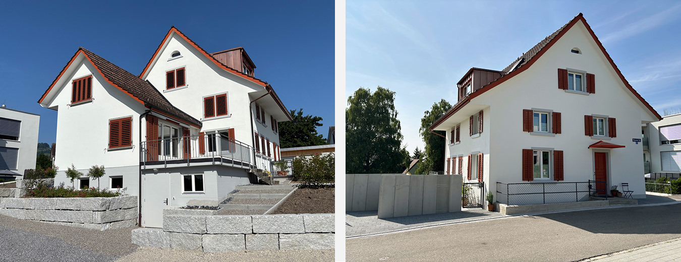 Umbau Doppeleinfamilienhaus in 8632 Tann