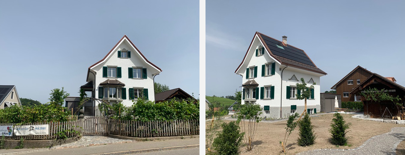 Projekte Um- und Anbau Haus in Seegräben ZH