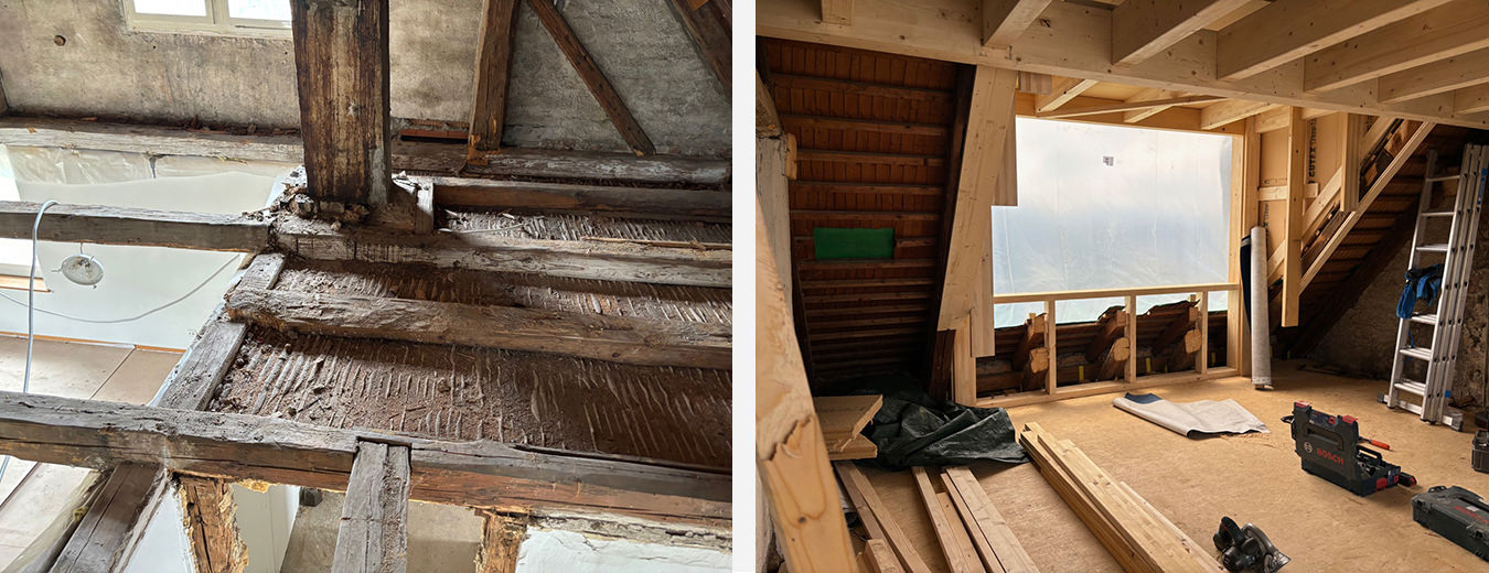 Umbau Doppeleinfamilienhaus in 8632 Tann